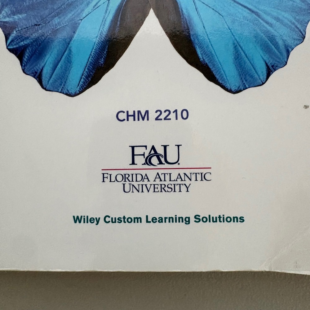 Organic Chemistry I FAU CHM 2210 Solomons Wiley Custom Learning 9781118743829 - Picture 3 of 5